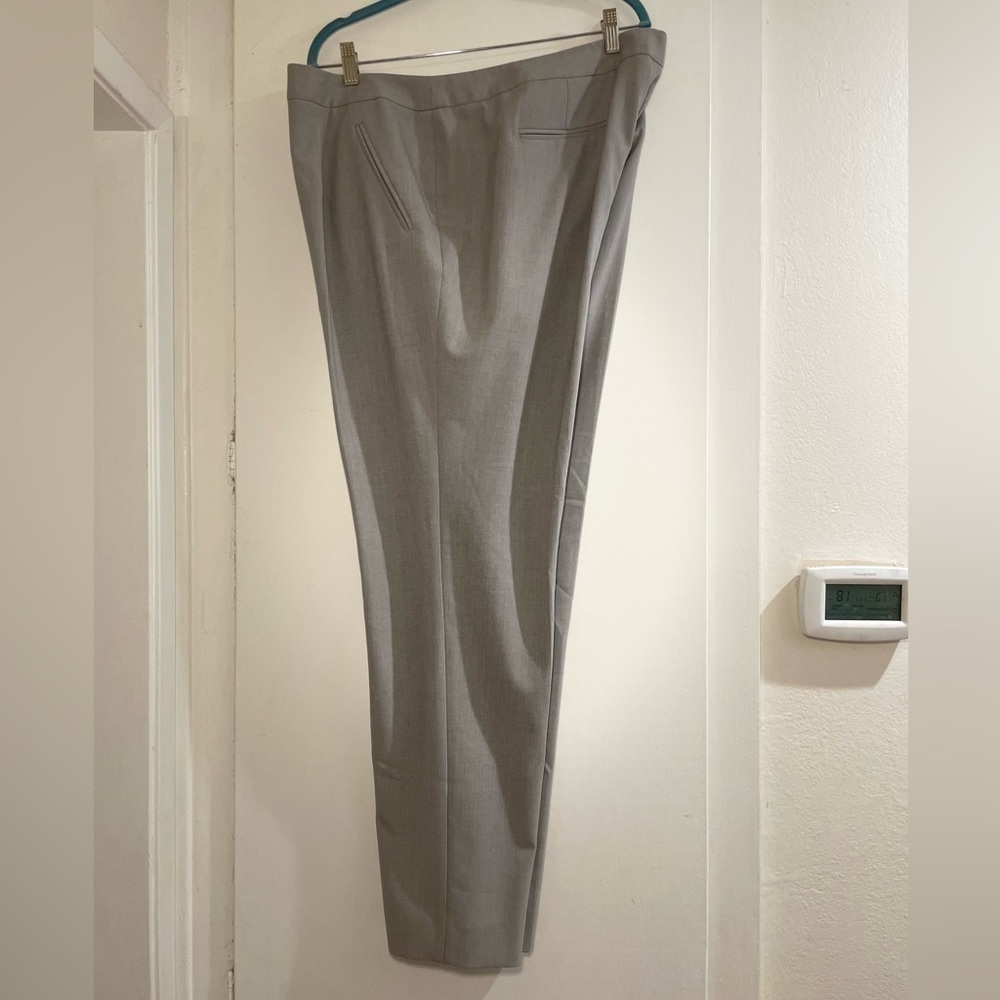 Light gray size 20W dress pants. 31.5 inch inseam. - Picture 2 of 6